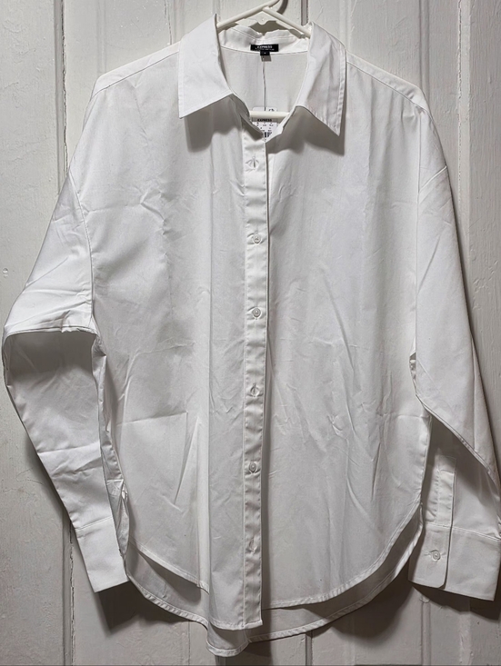 Express Tops - Brand New White Button Down